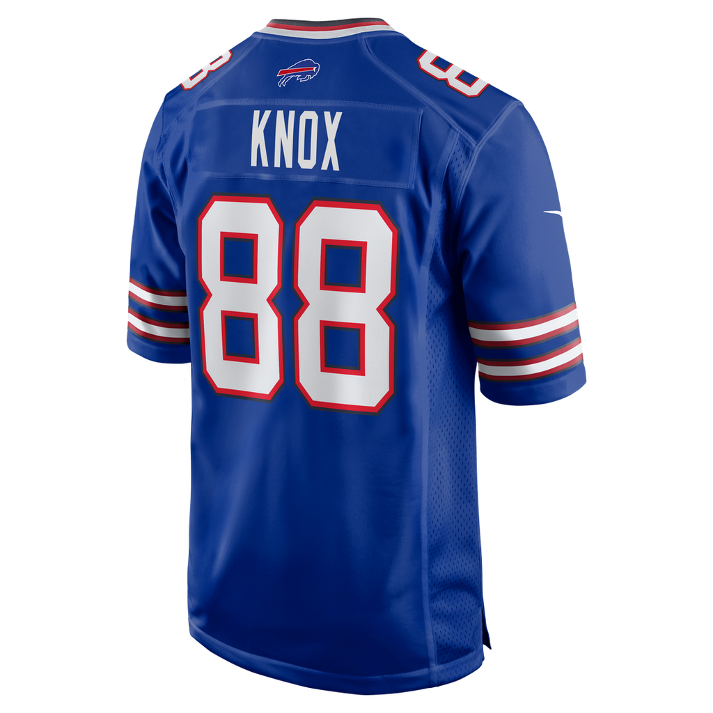 Buffalo Bills Dawson Knox Nike Royal Game Player Jersey product image 11, provided for visual reference and product detail