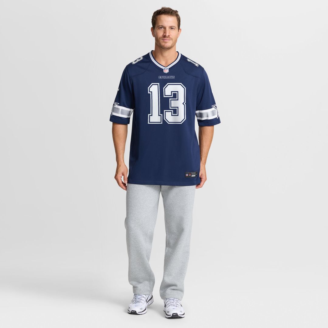 Dallas Cowboys Caleb Downs Nike White Game Jersey product image 8, provided for visual reference and product detail review