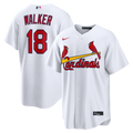 St. Louis Cardinals Jordan Walker Nike White Home Replica Jersey product image 1, provided for visual reference and product