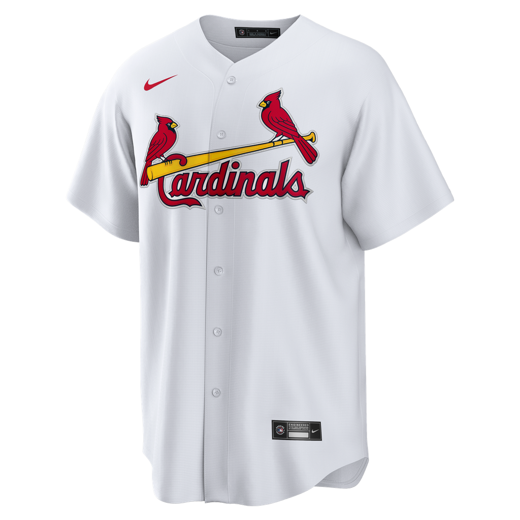St. Louis Cardinals Nike White Home Big & Tall Replica Jersey product image 2, provided for visual reference and product