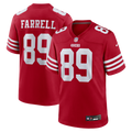 San Francisco 49ers Luke Farrell Nike Scarlet Team Game Jersey product image 1, provided for visual reference and product