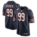 Chicago Bears Gervon Dexter Sr. Nike Navy Game Jersey product image 1, provided for visual reference and product detail