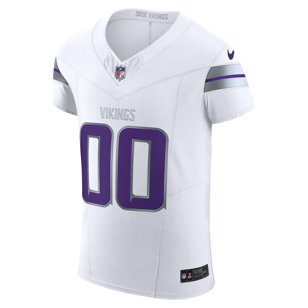 Minnesota Vikings Nike White Vapor F.U.S.E. Elite Custom Jersey product image 2, provided for visual reference and product