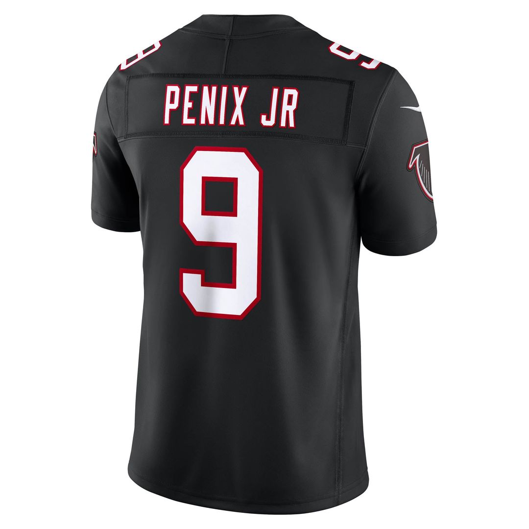 Atlanta Falcons Michael Penix Jr. Nike White Vapor F.U.S.E. Stitched Limited Jersey product image 19, provided for visual