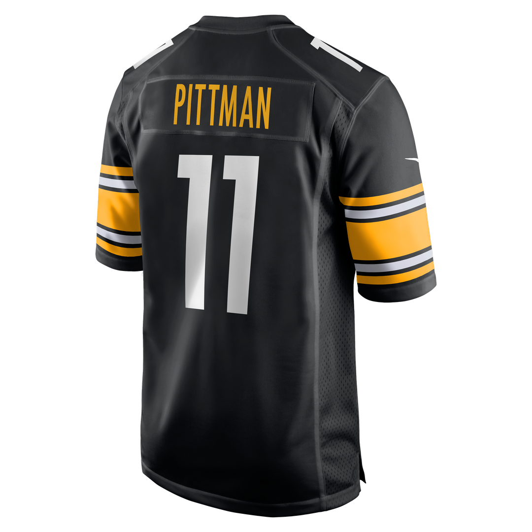 Pittsburgh Steelers Michael Pittman Jr. Nike Black Game Jersey product image 3, provided for visual reference and product