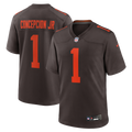 Cleveland Browns KC Concepcion Jr. Nike Brown Alternate Game Jersey product image 1, provided for visual reference and