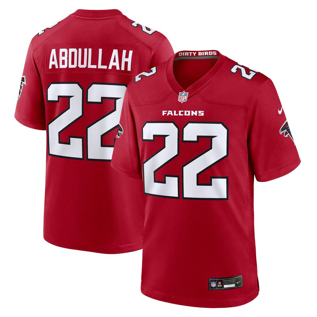 Atlanta Falcons Yasir Abdullah Nike Red Team Game Jersey product image 1, provided for visual reference and product detail