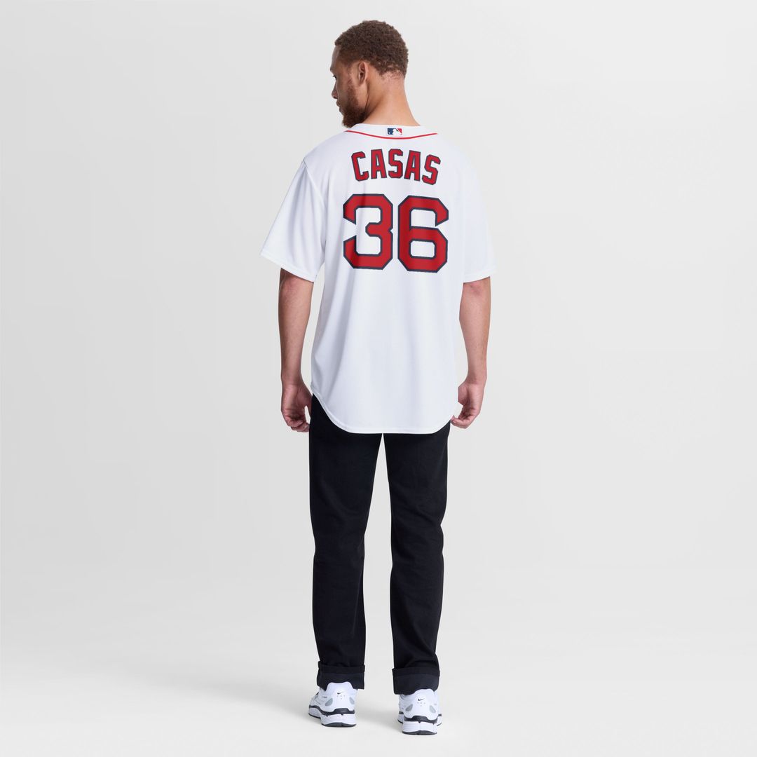 Boston Red Sox Triston Casas Nike White Home Replica Jersey product image 5, provided for visual reference and product