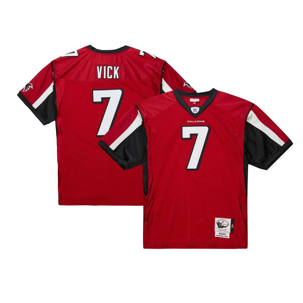 Atlanta Falcons 2003 Michael Vick Mitchell & Ness Red Authentic Throwback Retired Player Jersey product image 6, provided