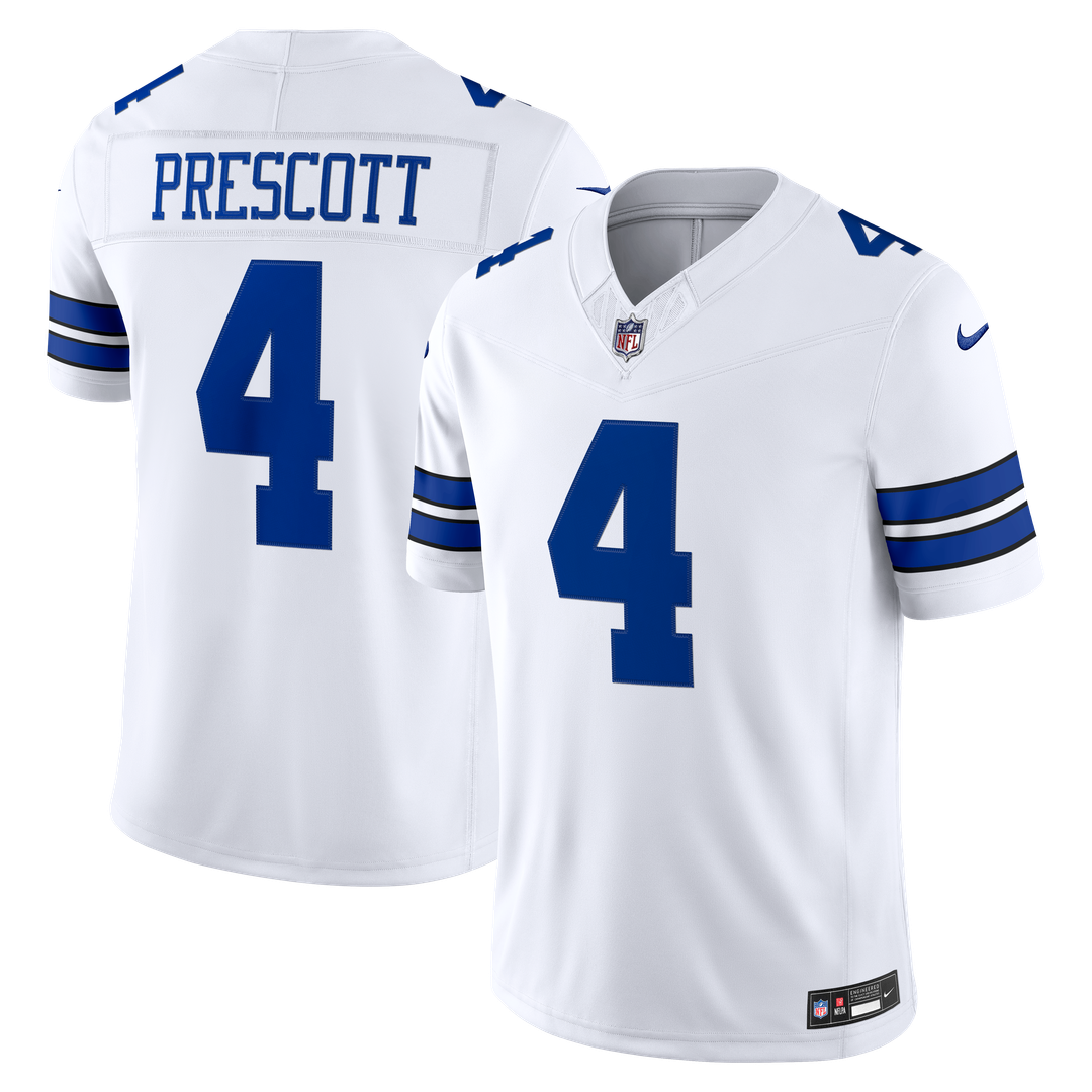 Dallas Cowboys Dak Prescott Nike Navy Alternate Vapor F.U.S.E. Stitched Limited Jersey product image 7, provided for visual