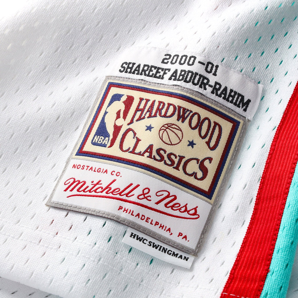 Vancouver Grizzlies Mitchell & Ness Shareef Abdur-Rahim 2000 Swingman Authentic Jersey - White product image 6, provided for