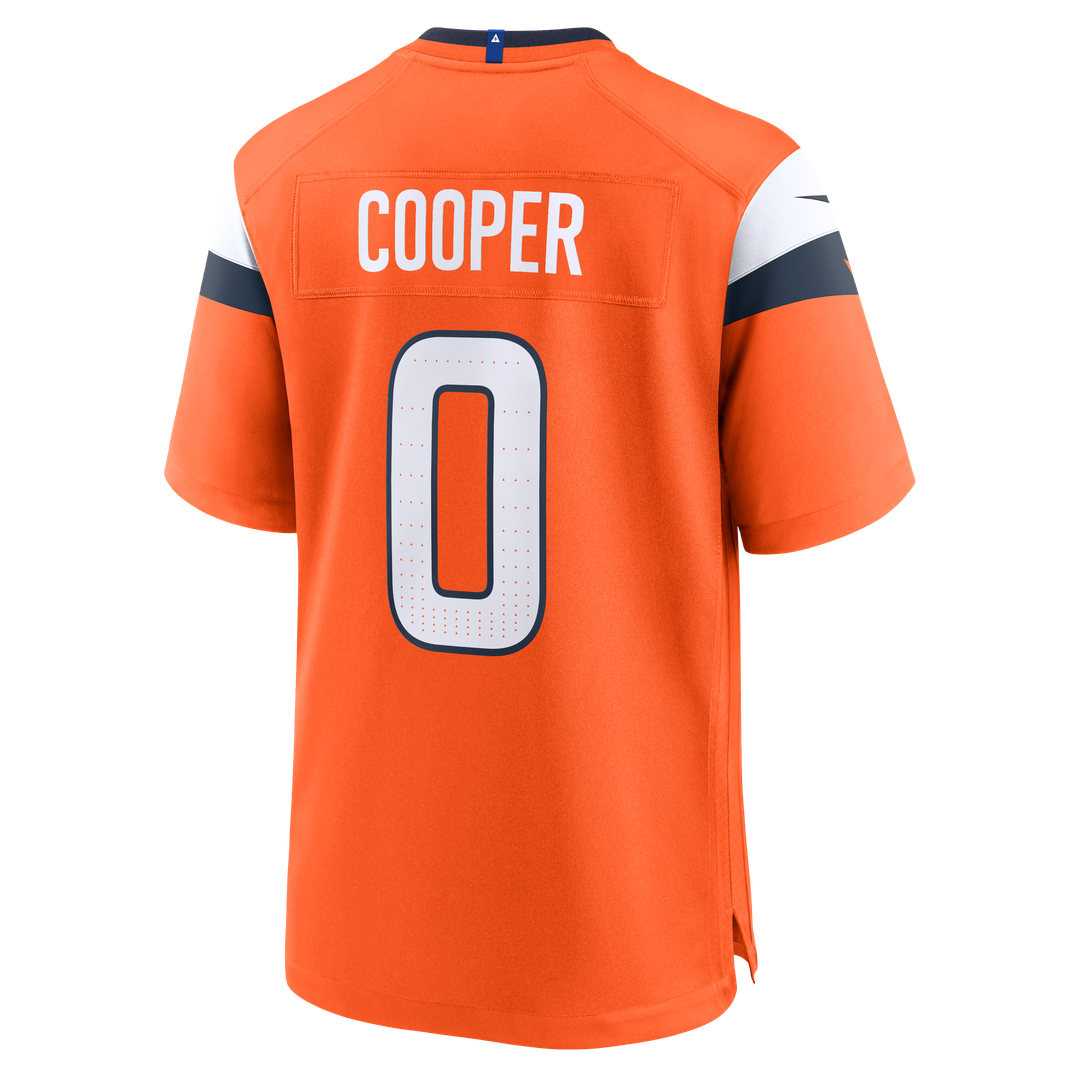 Denver Broncos Jonathon Cooper Nike Orange Team Game Jersey product image 3, provided for visual reference and product
