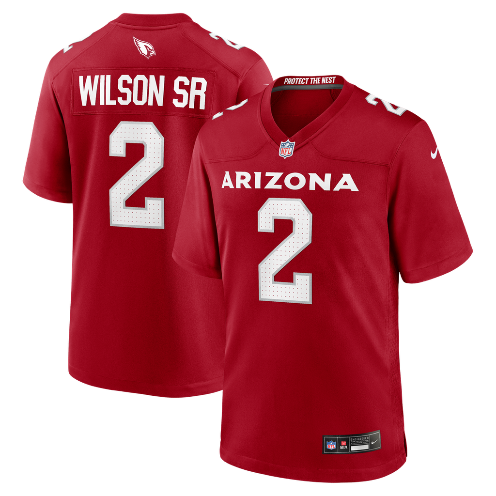 Arizona Cardinals Mack Wilson Sr. Nike Cardinal Team Game Jersey product image 1, provided for visual reference and product