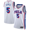 Philadelphia 76ers Nike Association Edition Swingman Jersey - White - Quentin Grimes - Unisex product image 1, provided for