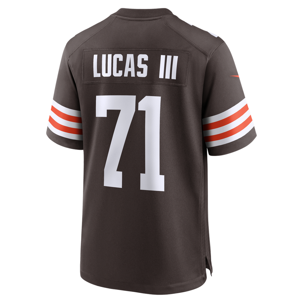 Cleveland Browns Cornelius Lucas Nike Brown Team Game Jersey product image 3, provided for visual reference and product
