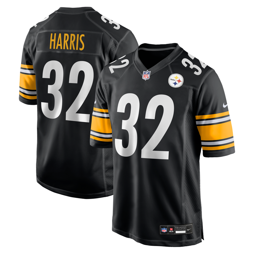 Pittsburgh Steelers Franco Harris Nike Black Game Retired Player Jersey product image 1, provided for visual reference and