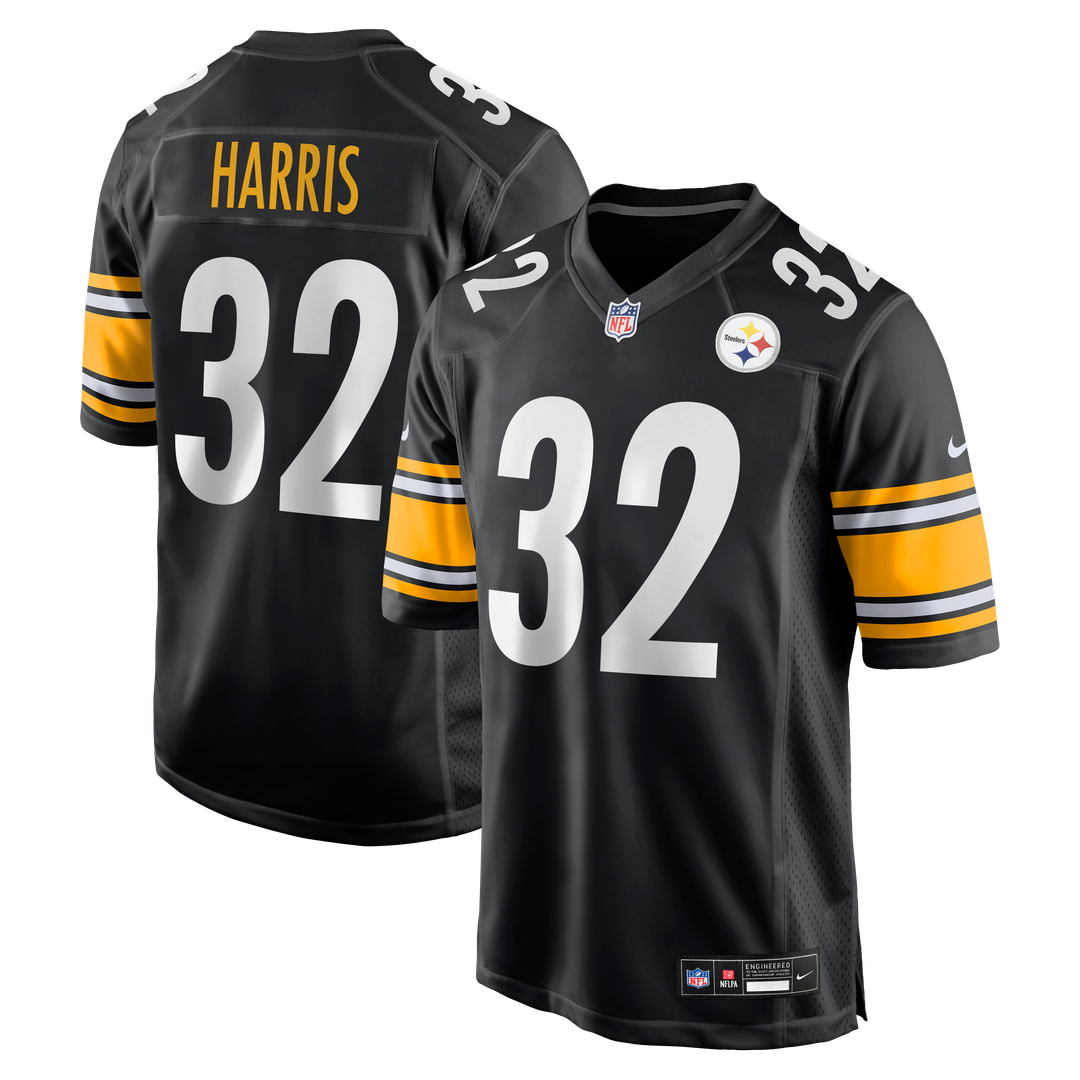 Pittsburgh Steelers Franco Harris Nike Black Game Retired Player Jersey product image 1, provided for visual reference and