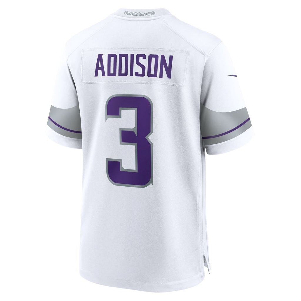 Minnesota Vikings Jordan Addison Nike Purple Game Jersey product image 19, provided for visual reference and product detail
