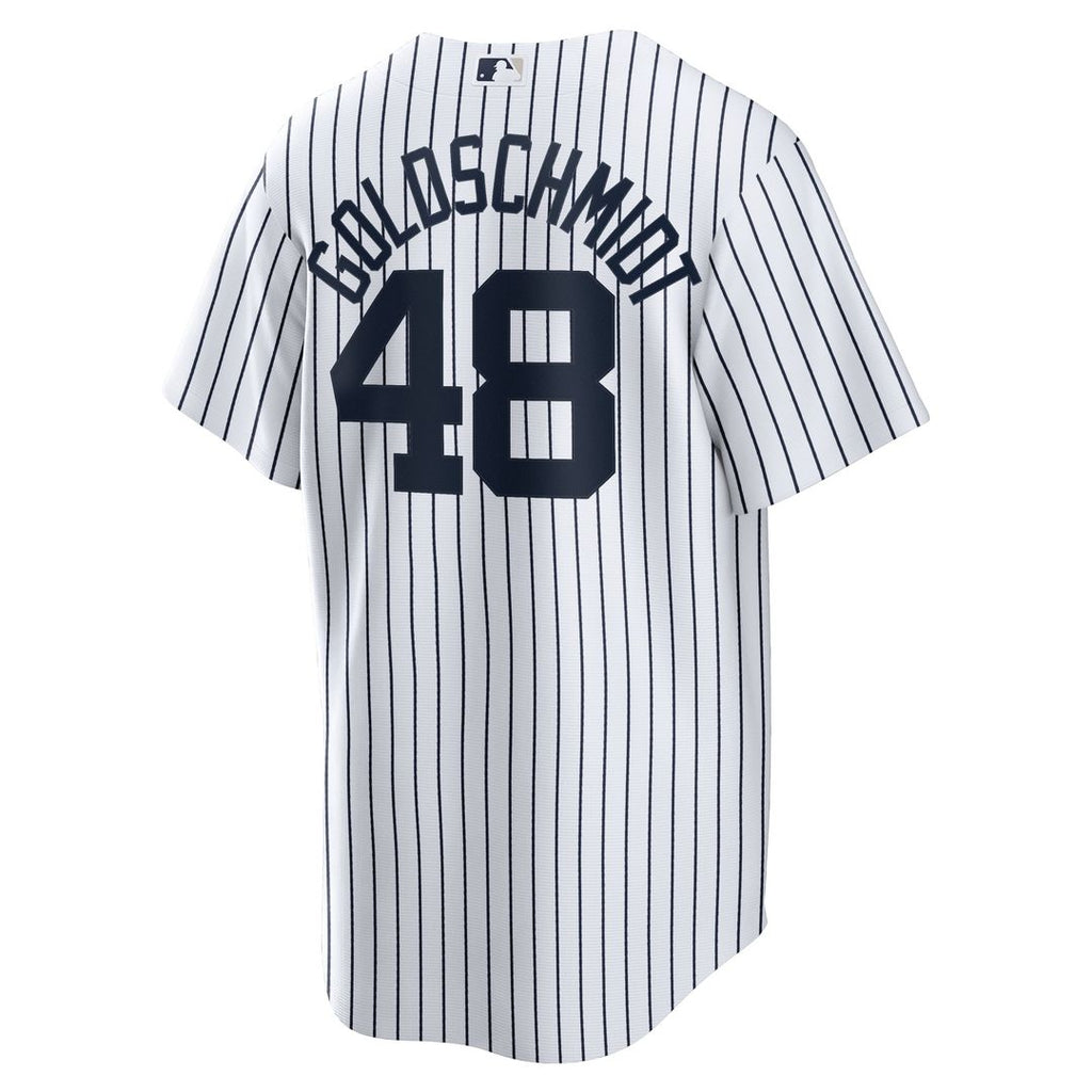 New York Yankees Paul Goldschmidt Nike White Home Replica Jersey product image 3, provided for visual reference and product