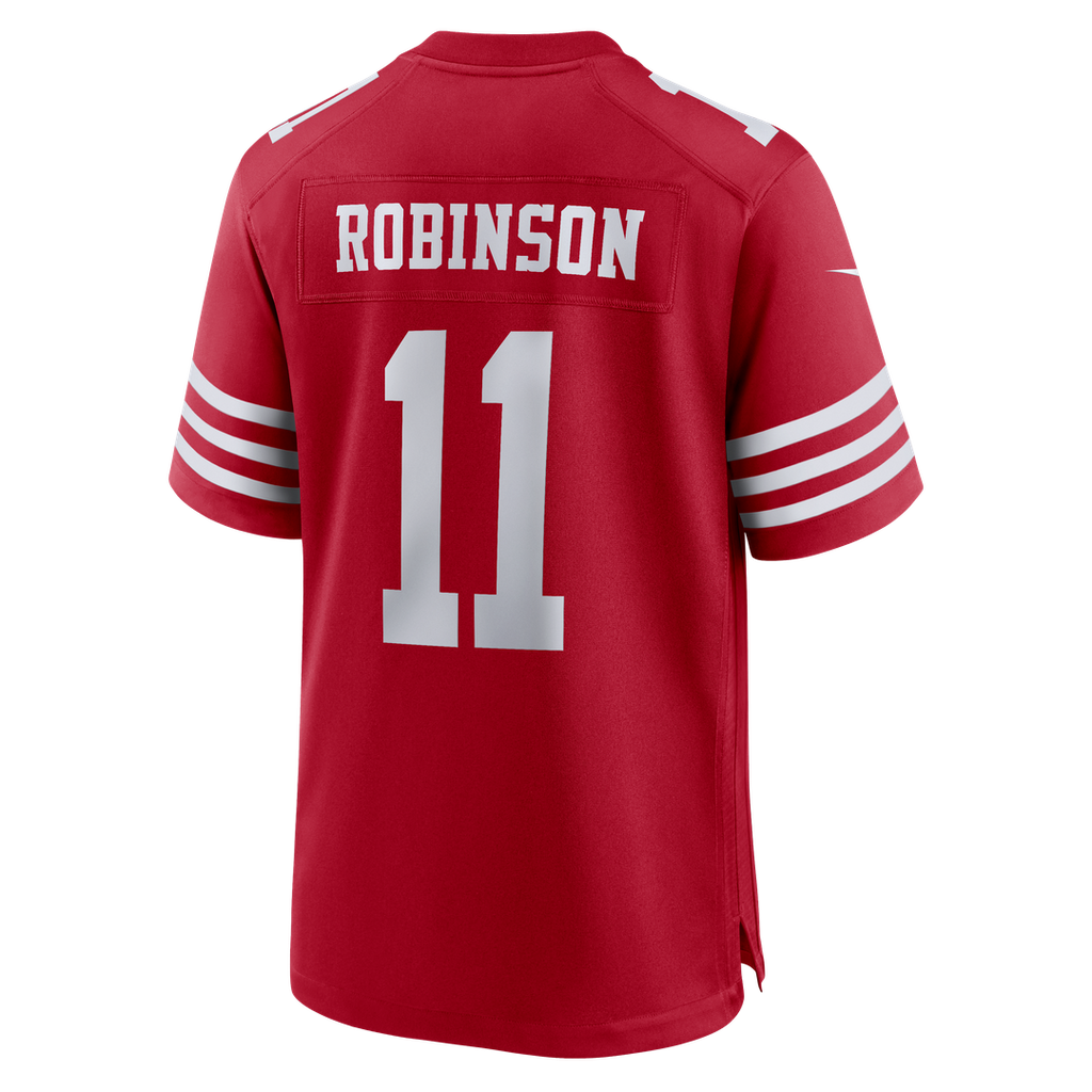 San Francisco 49ers Demarcus Robinson Nike Scarlet Team Game Jersey product image 5, provided for visual reference and
