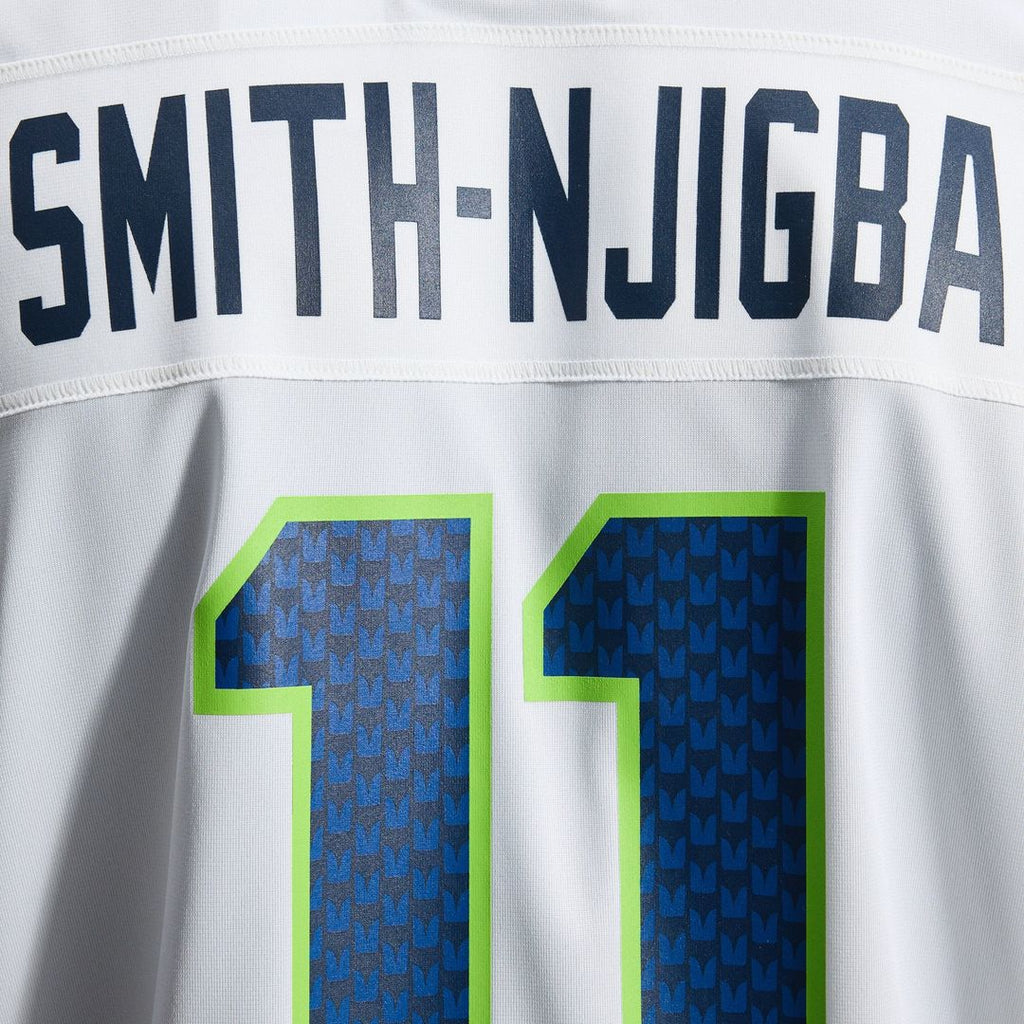 Seattle Seahawks Jaxon Smith-Njigba Nike White Game Jersey product image 25, provided for visual reference and product