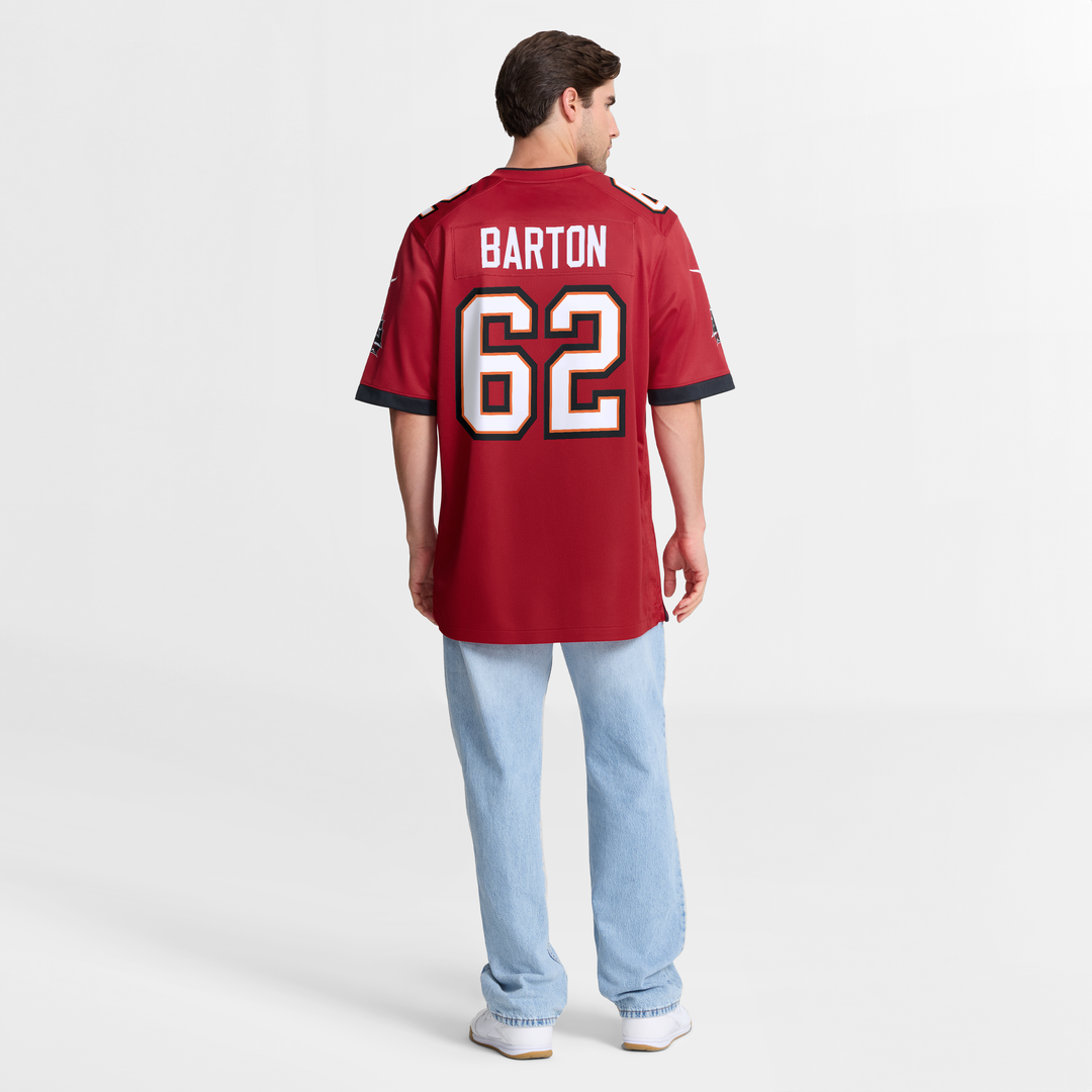 Graham Barton Pick No. 26 Nike Red Player Game Jersey product image 8, provided for visual reference and product detail