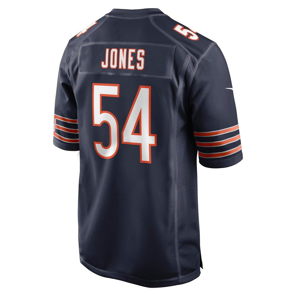 Chicago Bears Logan Jones Nike Navy Team Game Jersey product image 5, provided for visual reference and product detail review