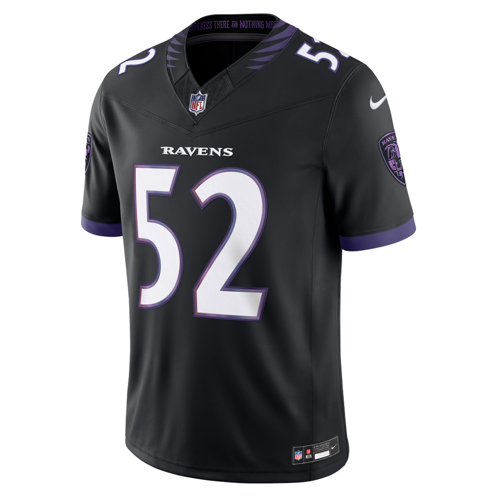 Baltimore Ravens Ray Lewis Nike Black Alternate Vapor F.U.S.E. Stitched Retired Player Limited Jersey product image 2,