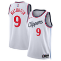 Los Angeles Clippers Nike Replica Association Edition Swingman Jersey - White - Bennedict Mathurin - Unisex product image 1,