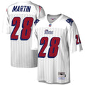 New England Patriots Curtis Martin Mitchell & Ness White Legacy Replica Jersey product image 1, provided for visual