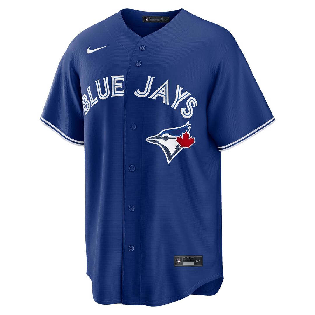 Toronto Blue Jays Nike Royal Alternate Replica Jersey product image 2, provided for visual reference and product detail
