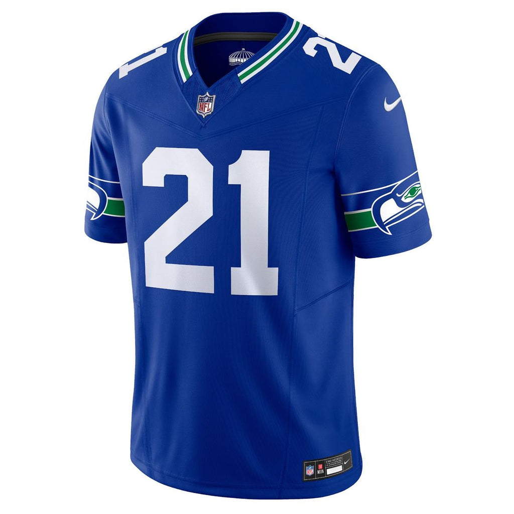 Seattle Seahawks Devon Witherspoon Nike Royal Alternate Vapor F.U.S.E. Limited Jersey product image 2, provided for visual