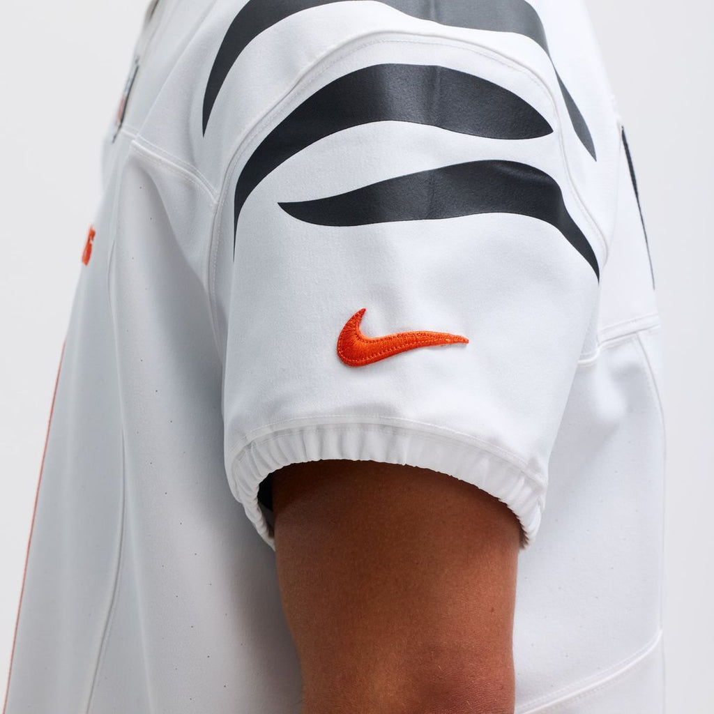 Cincinnati Bengals Joe Burrow Nike White Vapor F.U.S.E. Elite Jersey product image 10, provided for visual reference and