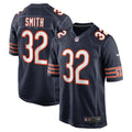 Chicago Bears Terell Smith Nike Navy Game Jersey product image 1, provided for visual reference and product detail review