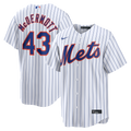 New York Mets Chayce McDermott Nike White Home Replica Jersey product image 1, provided for visual reference and product