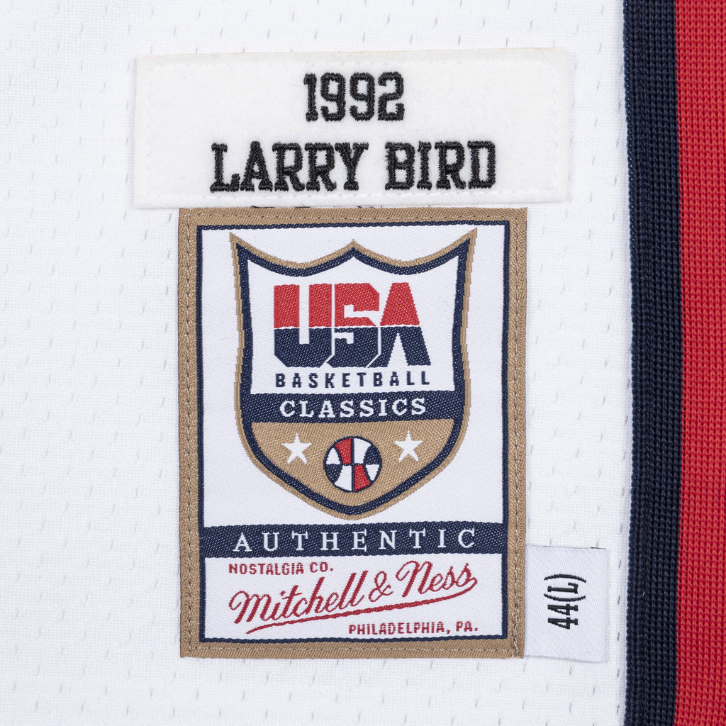 USA Basketball Mitchell & Ness Authentic Jersey Larry Bird 1992 product image 4, provided for visual reference and product