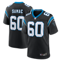 Carolina Panthers Nick Samac Nike Black Team Game Jersey product image 1, provided for visual reference and product detail