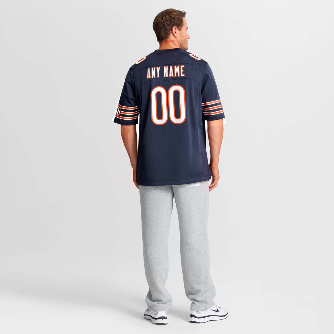 Chicago Bears Nike White Custom Game Jersey product image 14, provided for visual reference and product detail review