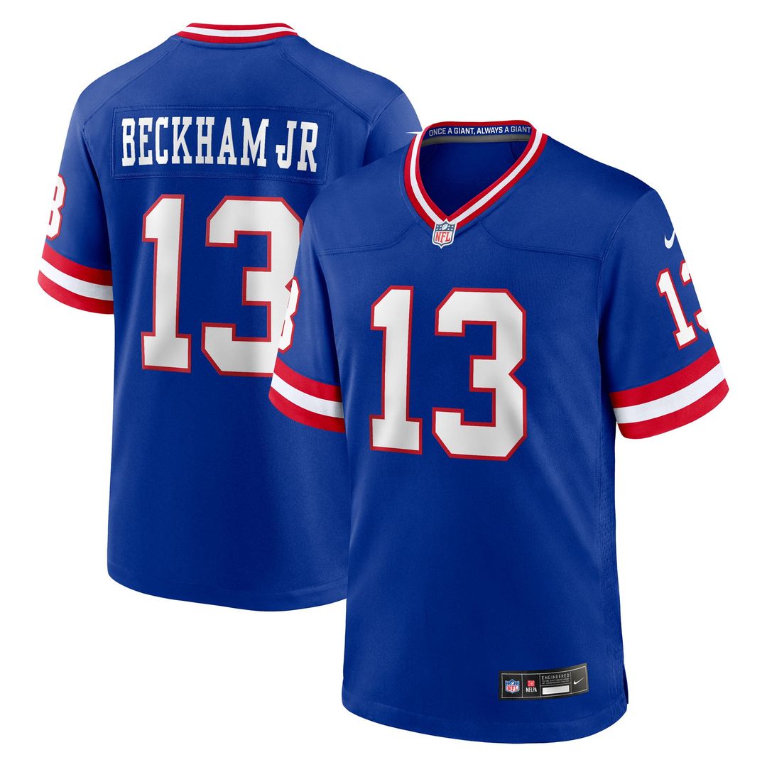 New York Giants Odell Beckham Jr. Nike Royal Alternate Legacy Game Jersey product image 1, provided for visual reference and