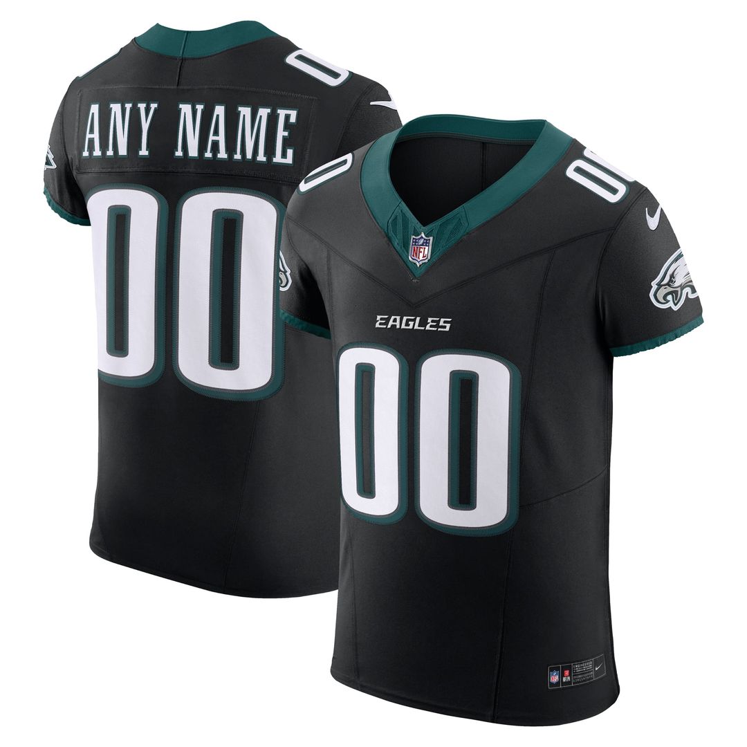 Philadelphia Eagles Nike Midnight Green Team Vapor F.U.S.E. Elite Custom Jersey product image 10, provided for visual