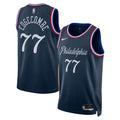 Philadelphia 76ers Nike 2025/26 City Edition Swingman Jersey - Navy - VJ Edgecombe - Unisex product image 1, provided for