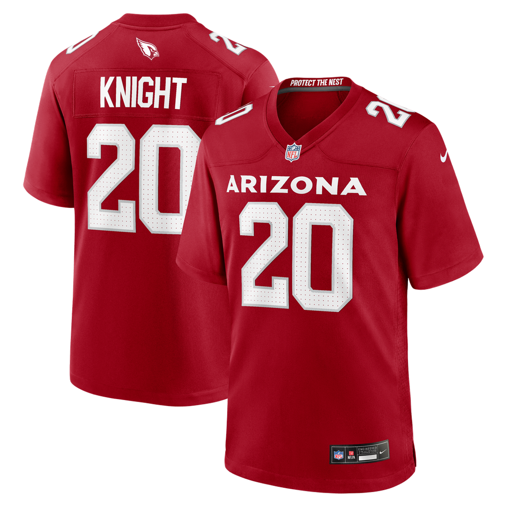 Arizona Cardinals Zonovan Knight Nike Cardinal Team Game Jersey product image 1, provided for visual reference and product