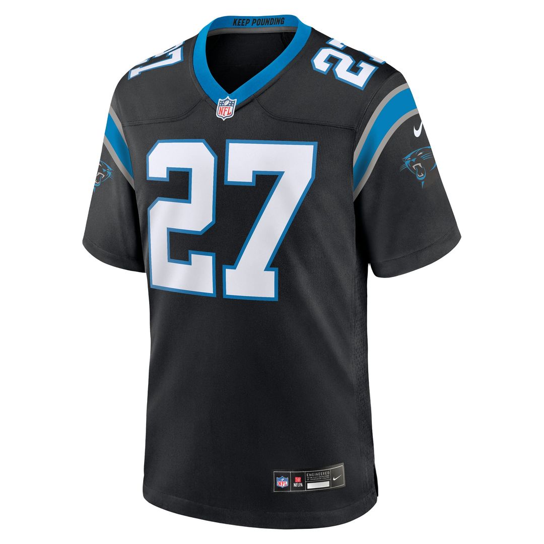 Carolina Panthers Isaiah Simmons Nike Black Team Game Jersey product image 2, provided for visual reference and product