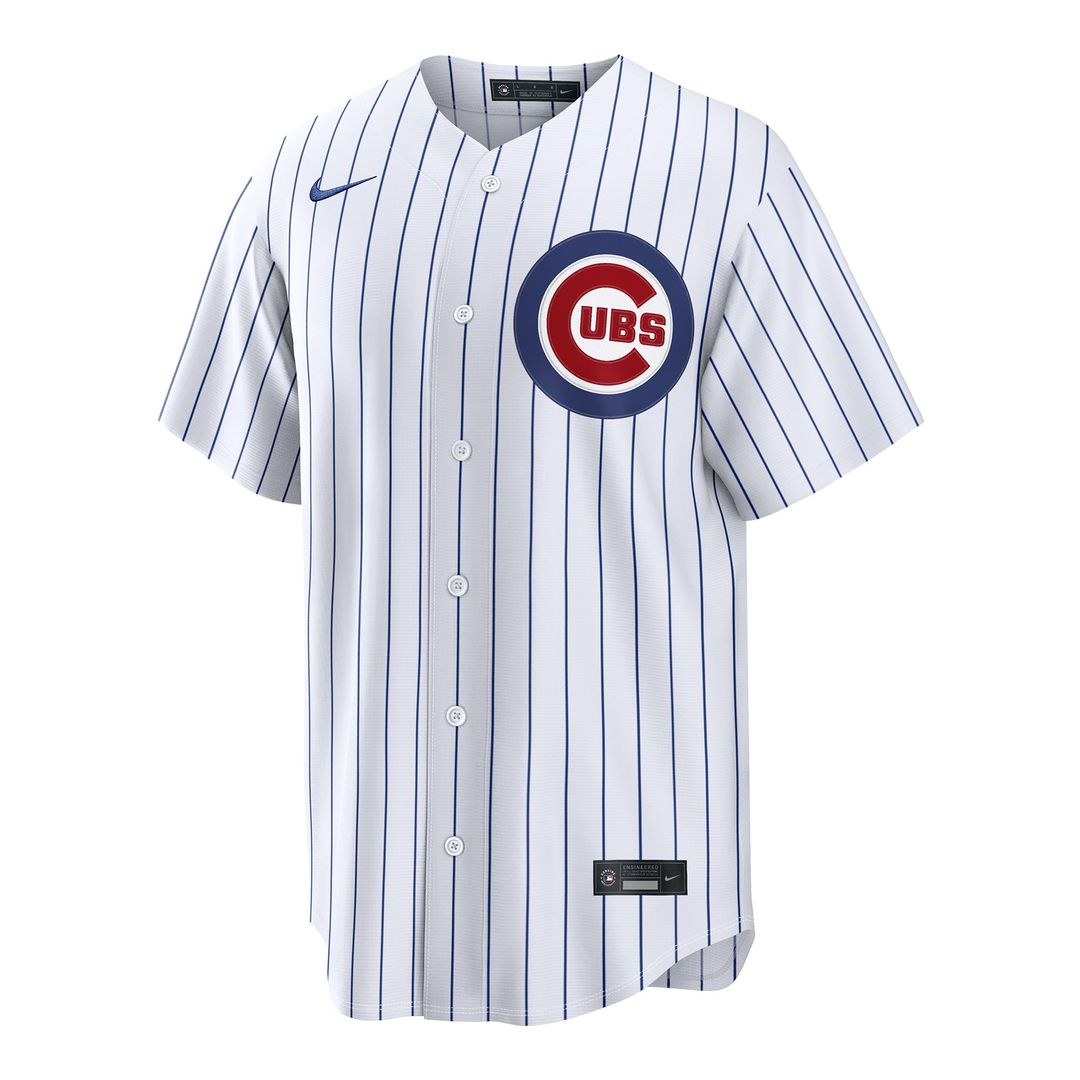 Chicago Cubs Carson Kelly Nike White Home Replica Jersey product image 2, provided for visual reference and product detail