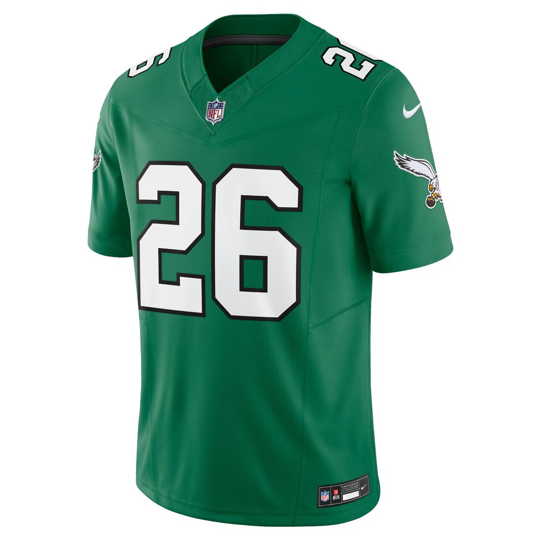 Philadelphia Eagles Saquon Barkley Nike Midnight Green Vapor F.U.S.E. Limited Jersey product image 11, provided for visual