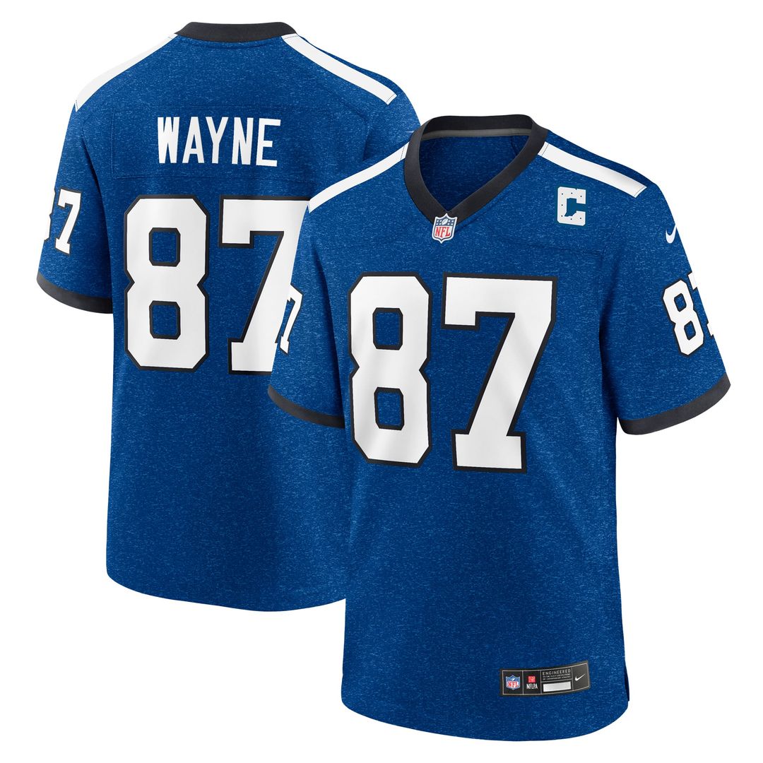 Indianapolis Colts Reggie Wayne Nike Royal Retired Player Game Jersey product image 13, provided for visual reference and