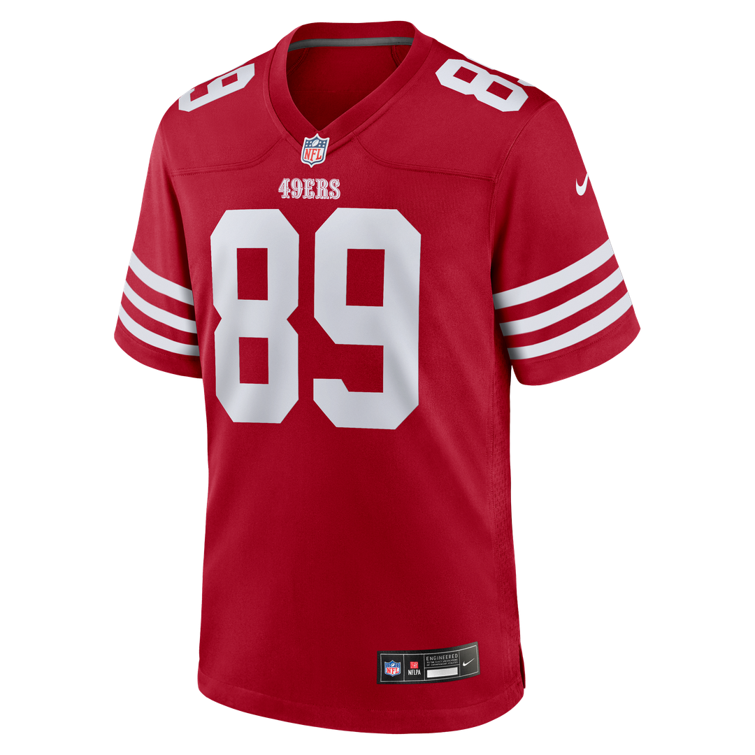 San Francisco 49ers Luke Farrell Nike Scarlet Team Game Jersey product image 2, provided for visual reference and product