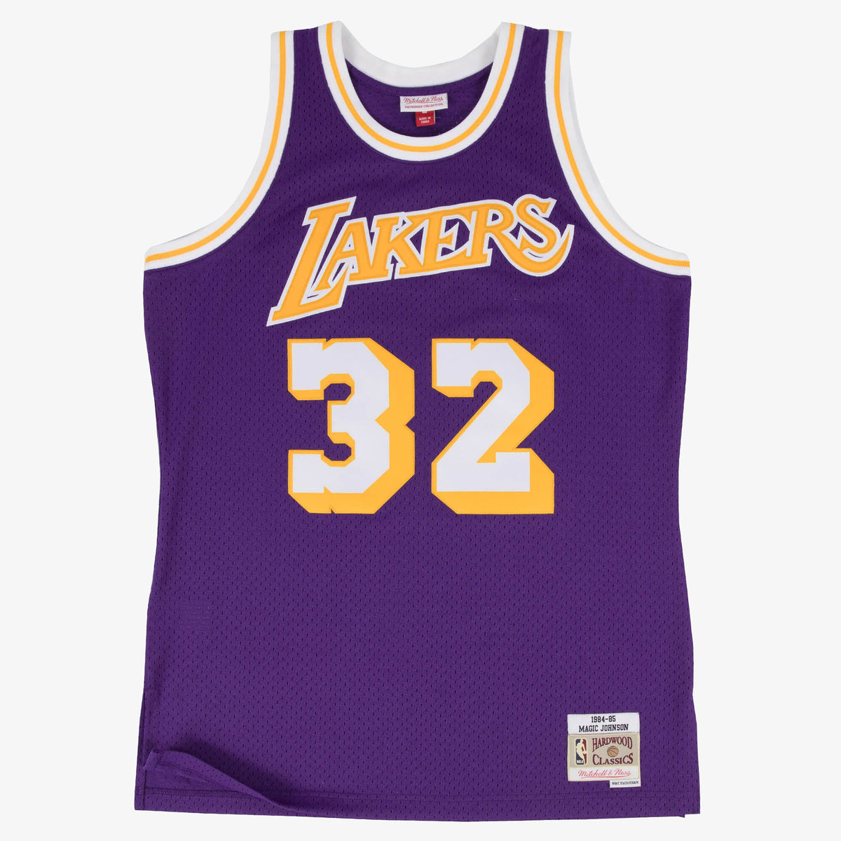 Los Angeles Lakers Mitchell & Ness Swingman Jersey Road Magic Johnson 1984-85 product image 1, provided for visual reference