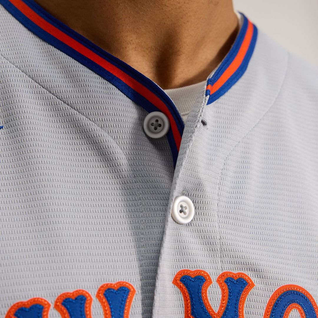 New York Mets Juan Soto Nike Gray Road Replica Jersey product image 13, provided for visual reference and product detail