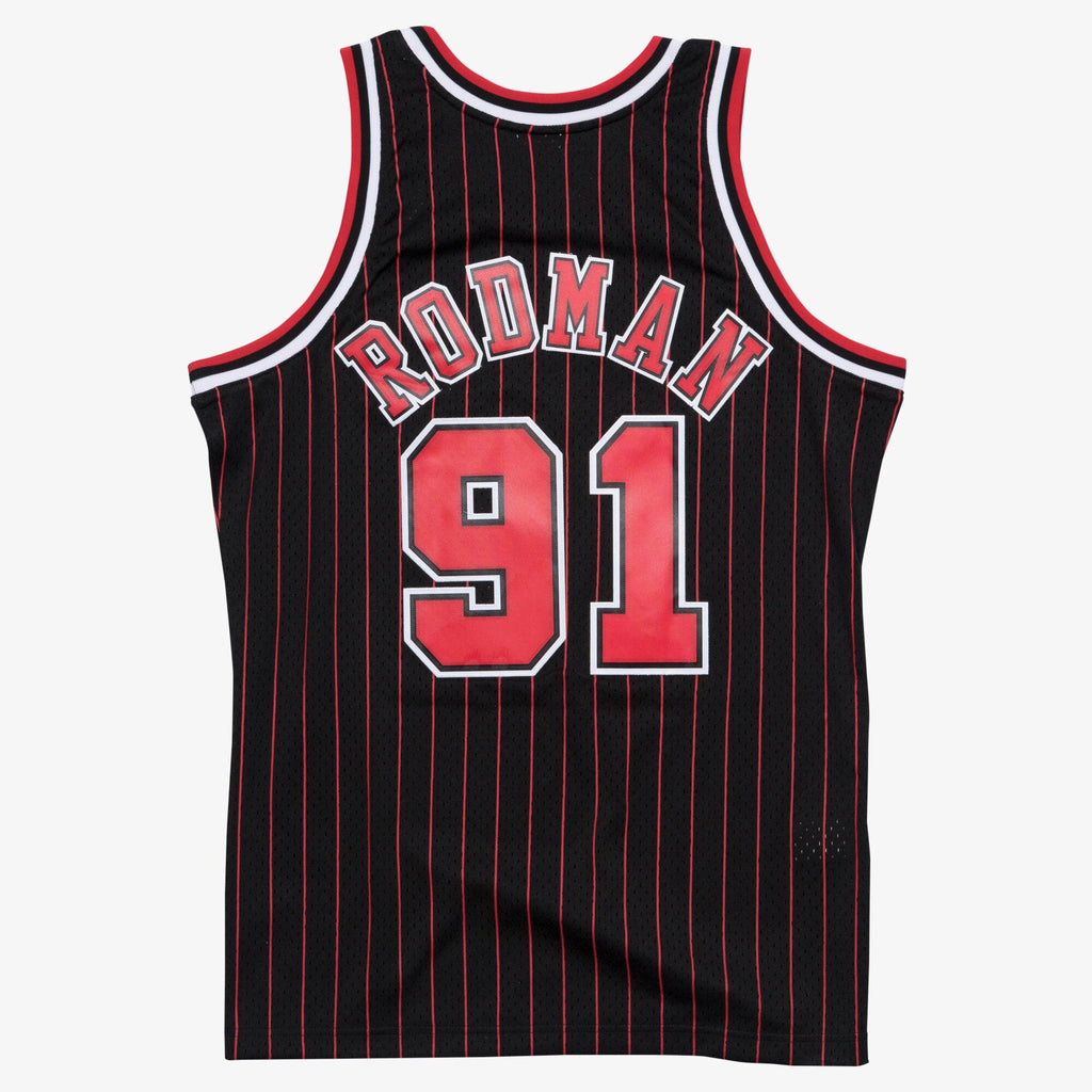 Chicago Bulls Mitchell & Ness Swingman Jersey Alternate Dennis Rodman 1995-96 product image 3, provided for visual reference